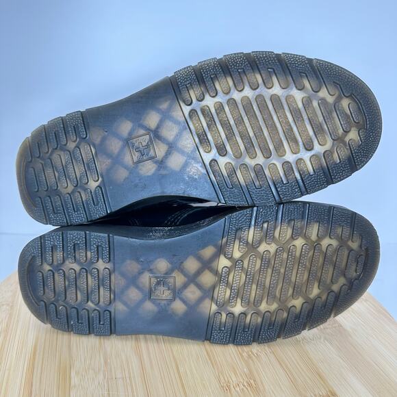 Dr. Martens Zavala Lace Up Black Leather Combat Boots Womens 6 Mens 5 - Picture 6 of 6